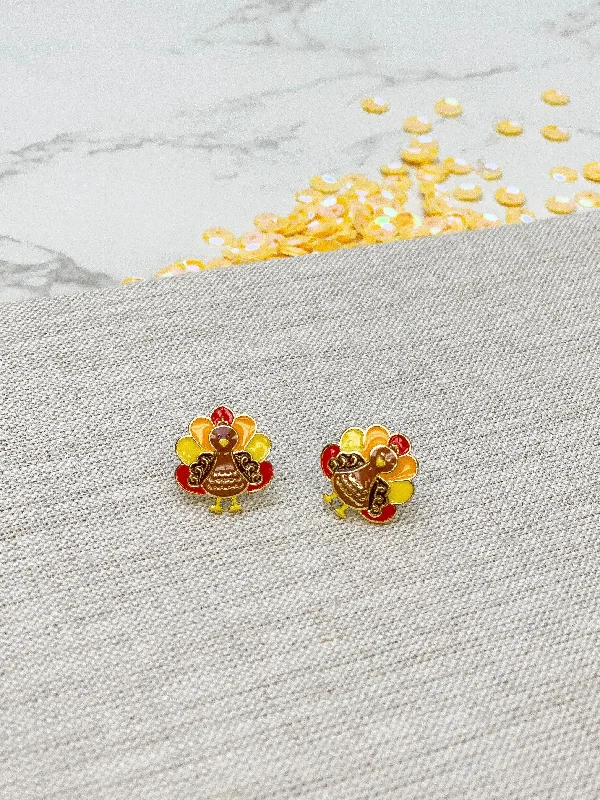 Shop Stylish Jewelry Now And Save Big Turkey Signature Enamel Stud Earrings