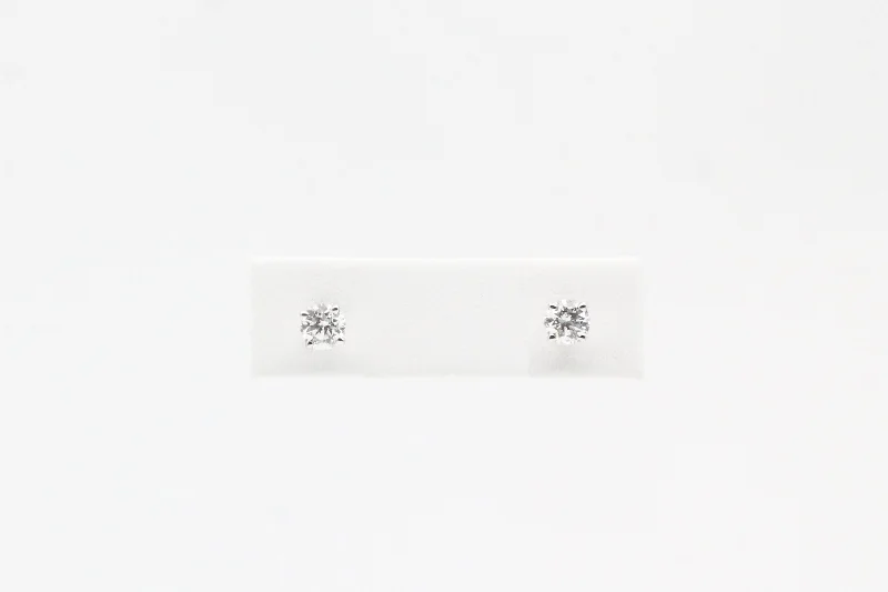 Celebrate With Sparkle – Jewelry Sale Now Live White Gold .84ctw Diamond Stud Earrings