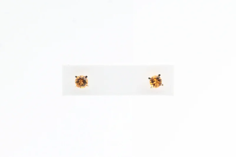 Limited-Time Jewelry Sale – Don't Miss These Deals Yellow Gold Citrine Stud Earrings