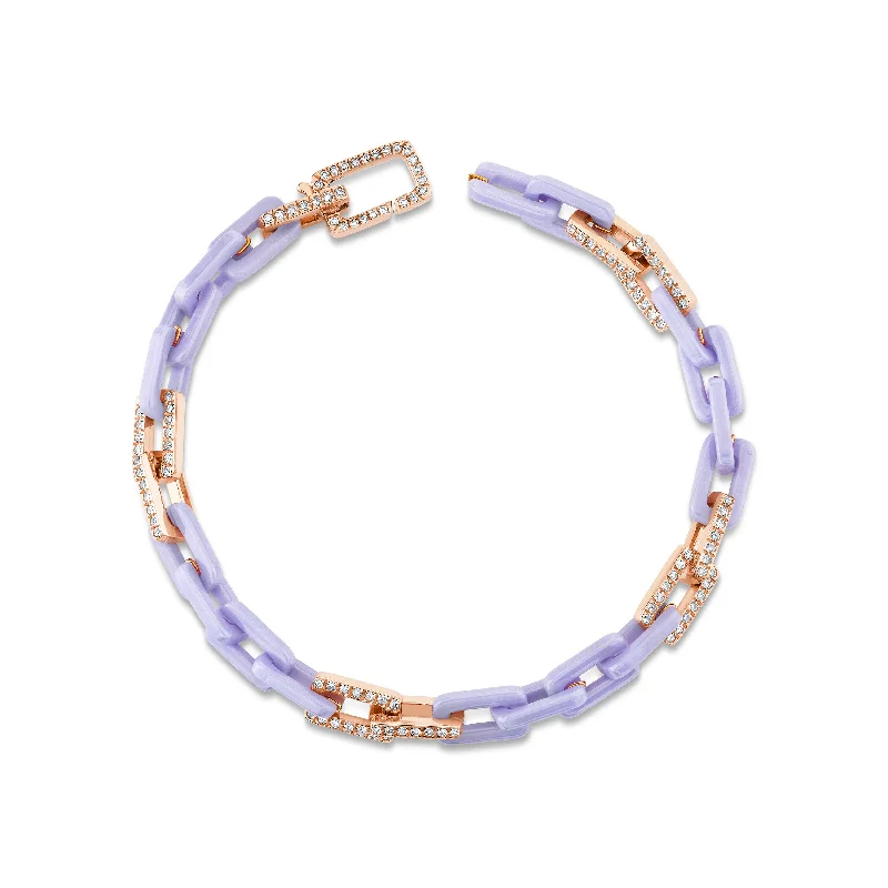 Lav Ceramic/Rose Gold/Dia