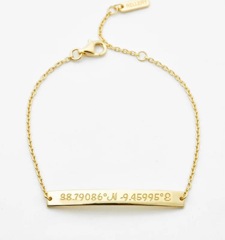Your Dream Jewelry At Dream Prices Coordinates Bar Bracelet