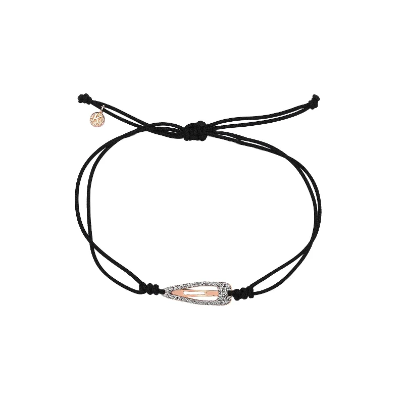 Romantic Heart-Shaped Jewelry For Special Gifts Hair Clip Cord Bracelet