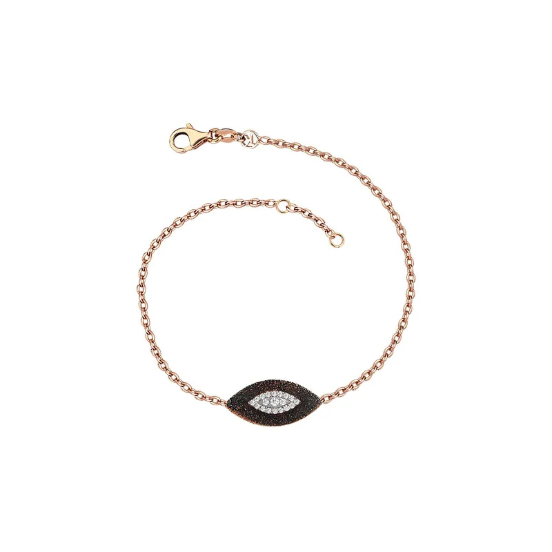 Personalized Jewelry Sale – Unique Pieces At Great Prices Maxi Almond Eye Slim Chain Bracelet