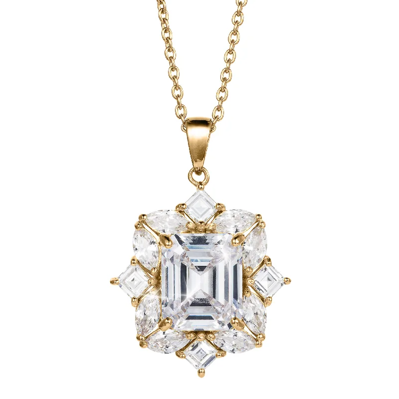 Endless Gems Square Pendant