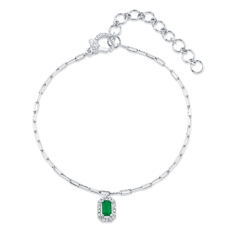 White Gold/Emerald