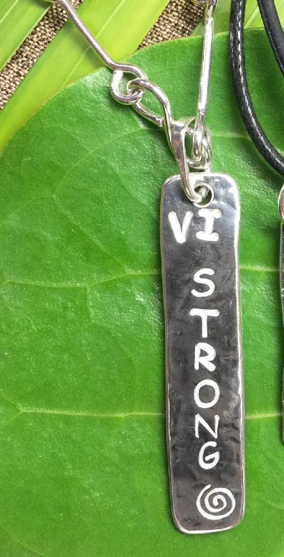 VI Strong Tag Pendant