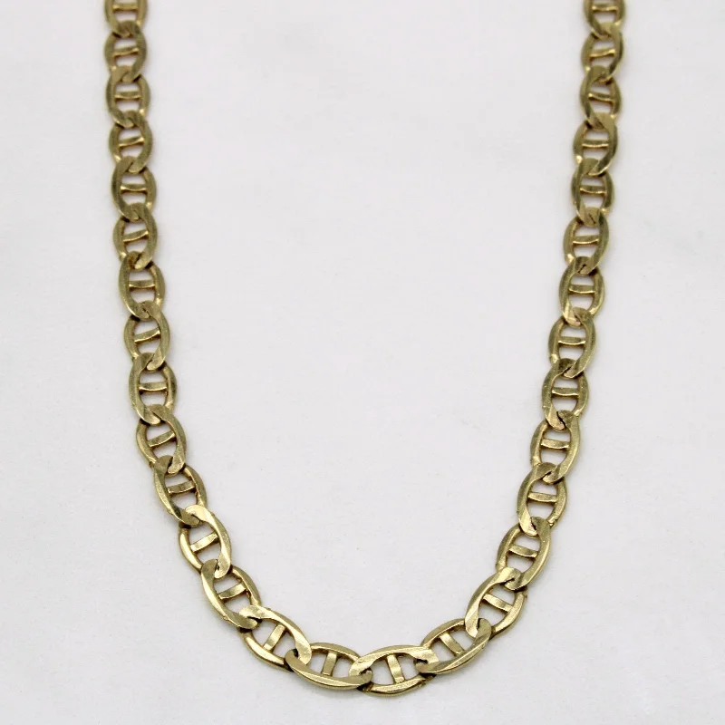 10k Yellow Gold Anchor Link Chain | 30" |