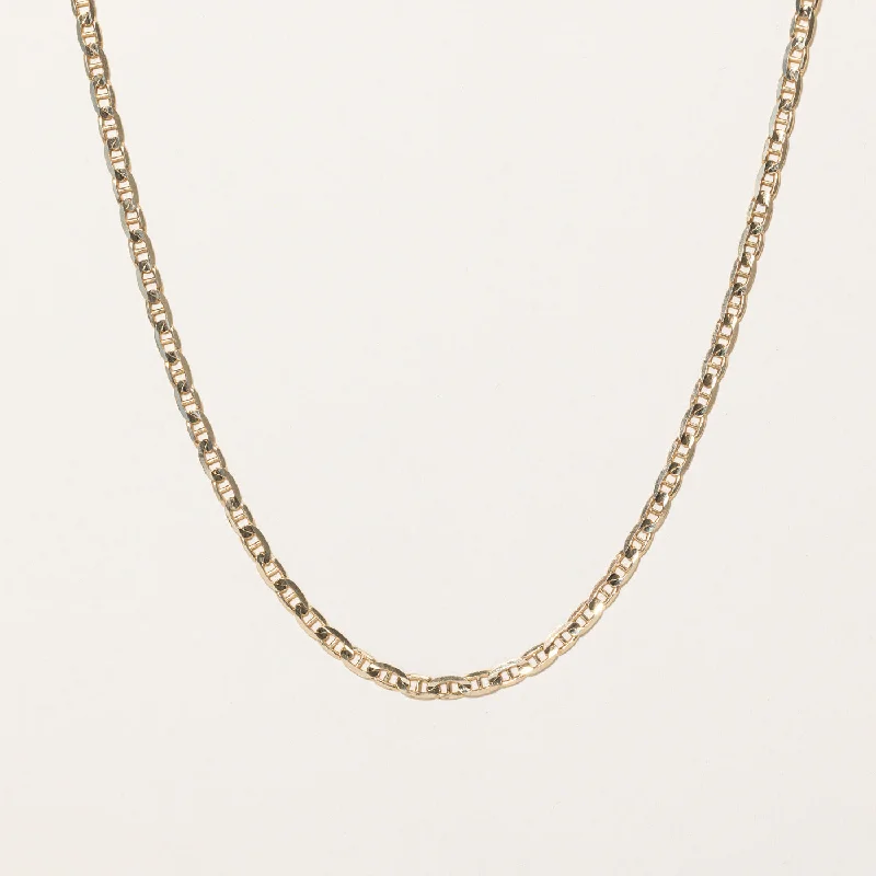 10k Yellow Gold Anchor Link Chain | 20" |