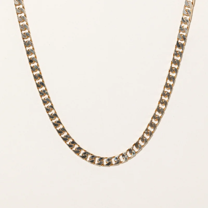 10k Yellow Gold Curb Link Chain | 23" |