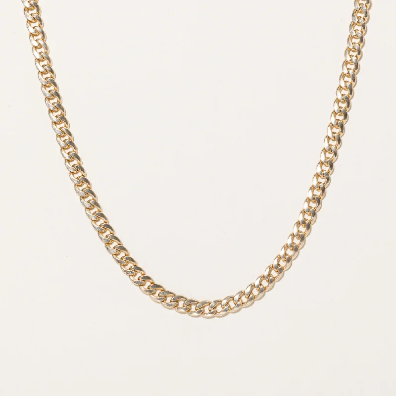 10k Yellow Gold Cuban Link Chain | 28" |