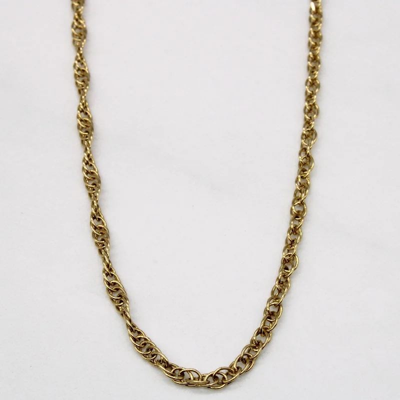 14k Yellow Gold Chain | 18" |