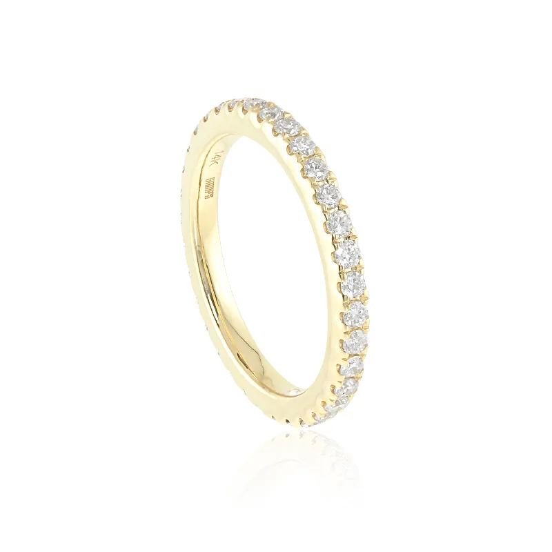 Diamond Yellow Gold Eternity Ring