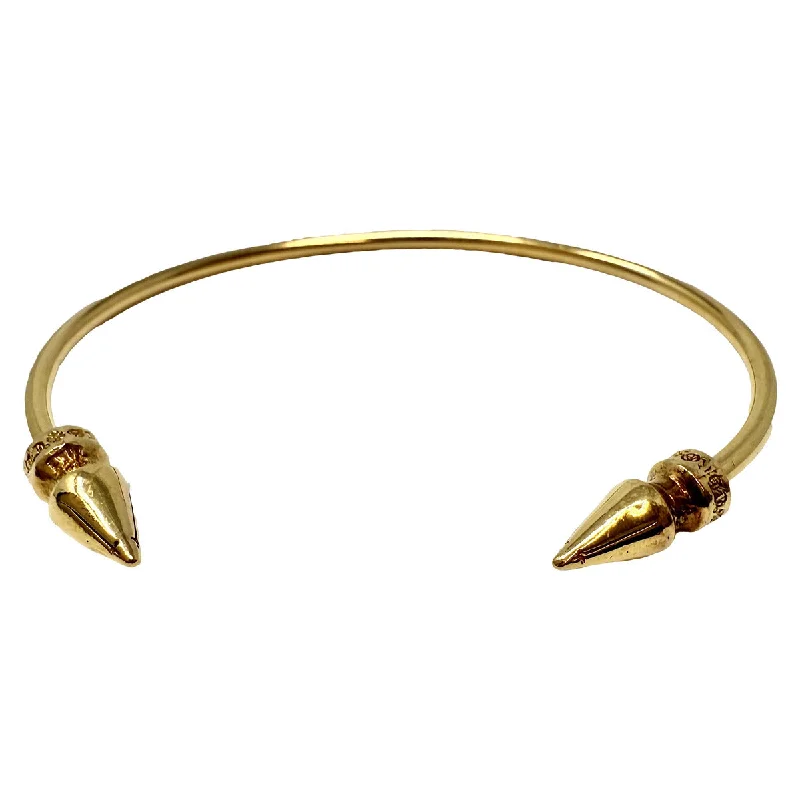 Chrome Hearts 22K Skinny Spike Cuff Bracelet