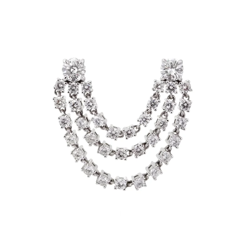Personalized Jewelry Sale – Meaningful Gifts At Great Prices Double Diamond Chain Earring Personalized Jewelry Sale – Meaningful Gifts At Great Prices Double Diamond Chain Earring
