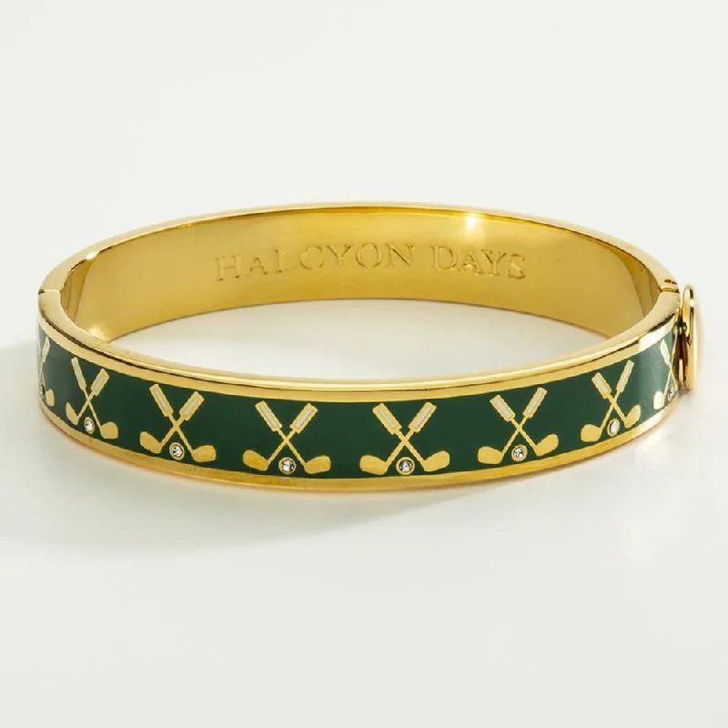 Get The Best Deals On Timeless Jewelry Pieces Halcyon Days 1cm Golf Club Gold Hinged Enamel Bangle Get The Best Deals On Timeless Jewelry Pieces Halcyon Days 1cm Golf Club Gold Hinged Enamel Bangle