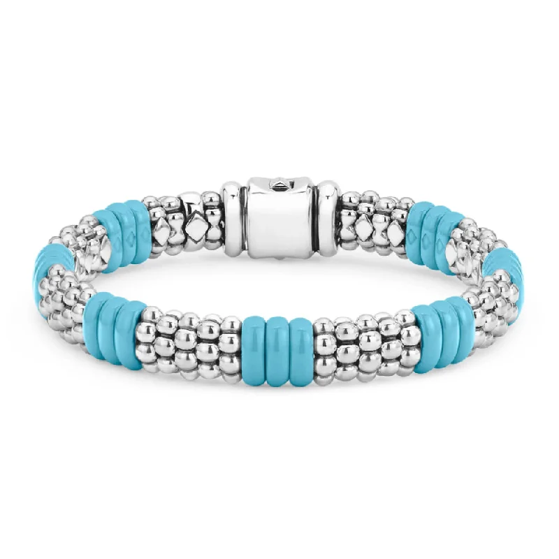 The Ultimate Jewelry Sale – Exclusive Styles At Great Prices Lagos Blue Caviar Ceramic Beaded Bracelet, 9mm