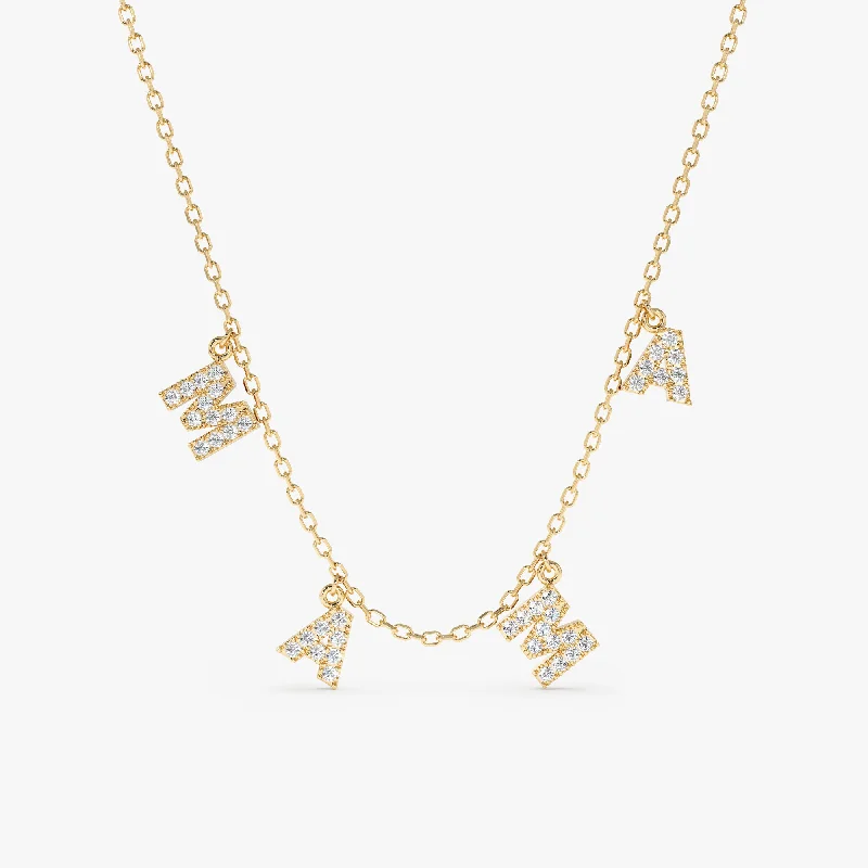 MAMA Diamond Necklace, Shonda