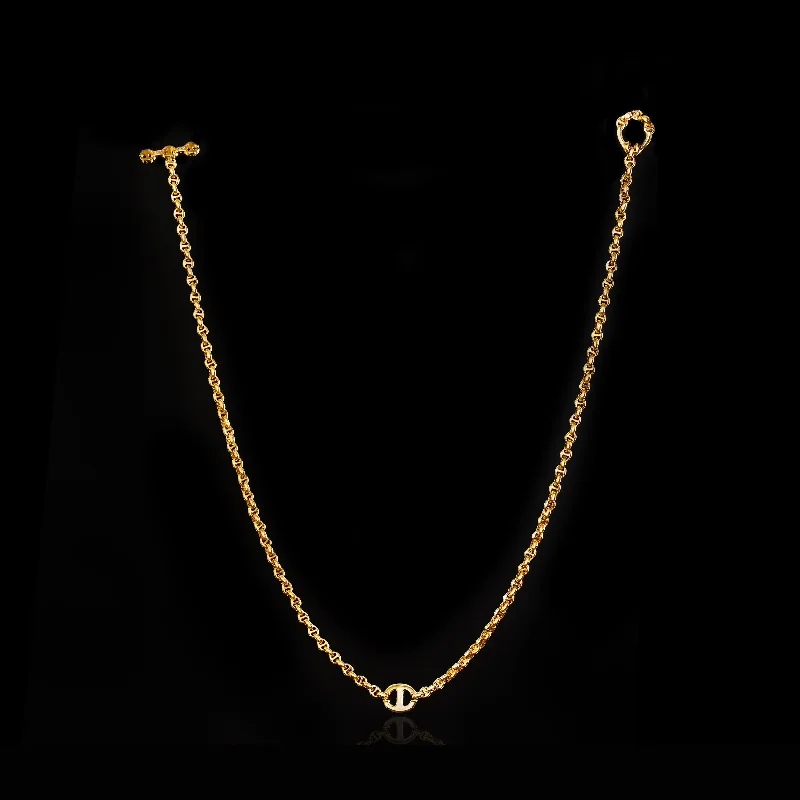 10MM SINGLE STATION NECKLACE - 16"