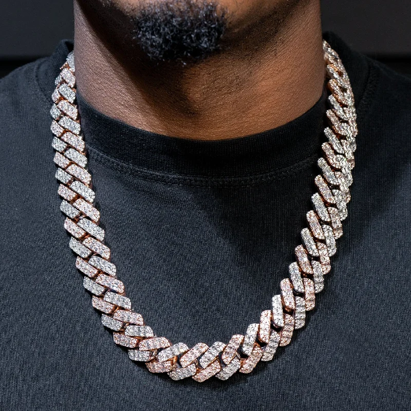 High End Jewelry - Iced Out Baguette Miami Cuban Link Chain