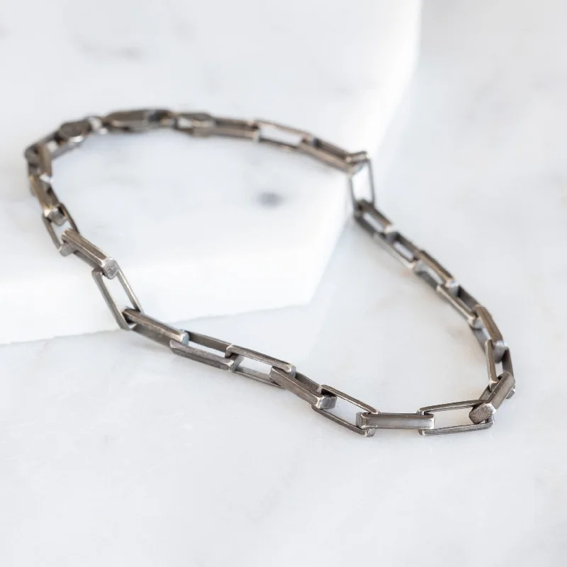 The Men's Drawn Cable Chain Bracelet | Sterling Silver