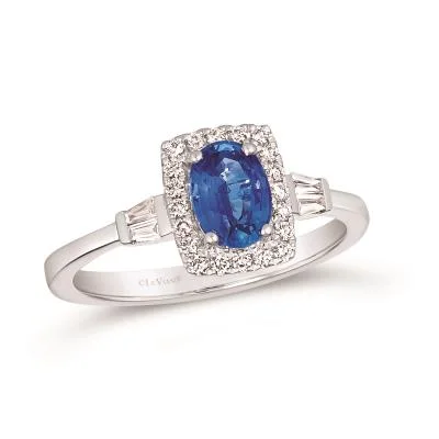 Vanilla Gold Cornflower Sapphire Le Vian Ring